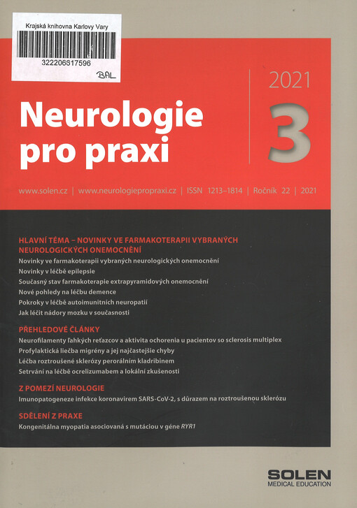 Neurologie pro praxi