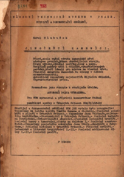 Jihočeští kameníci