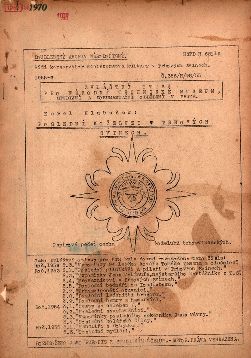 Poslední koželuzi v Trhových Svinech