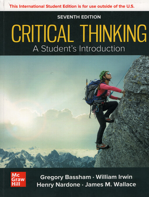 Critical thinking : a student's introduction