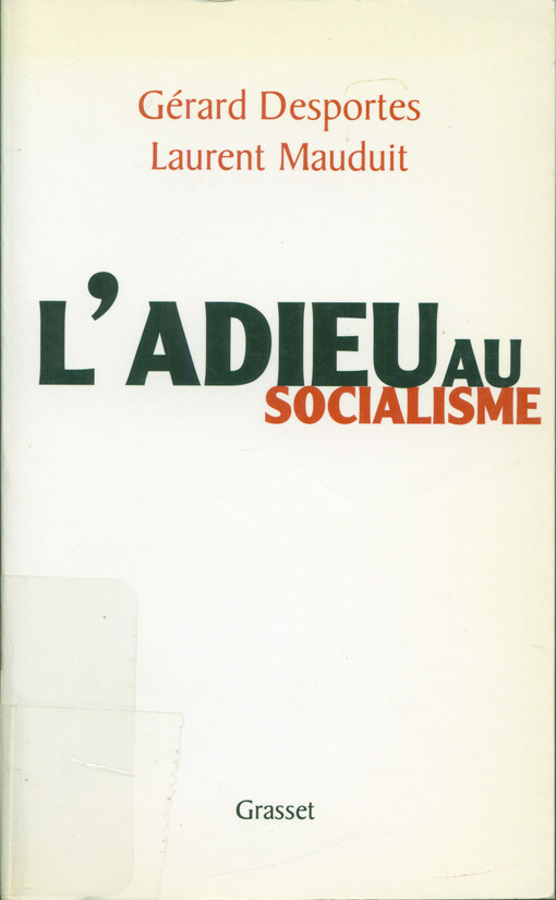 L'adieu au socialisme