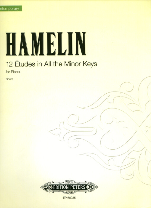 12 études in all the minor keys : piano solo