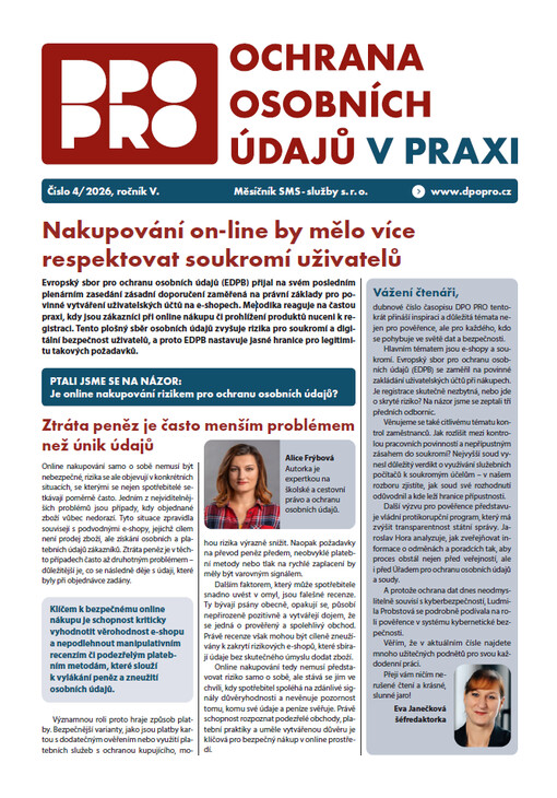 Ochrana osobních údajů v praxi : DPO PRO
