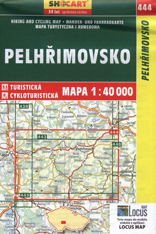 Pelhřimovsko : turistická a cykloturistická mapa 1:40 000