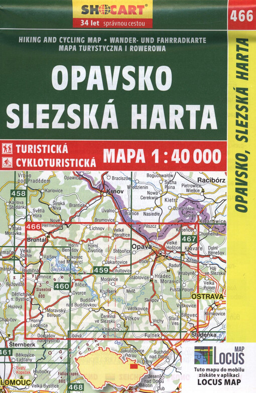 Opavsko, Slezská Harta : turistická a cykloturistická mapa 1:40 000