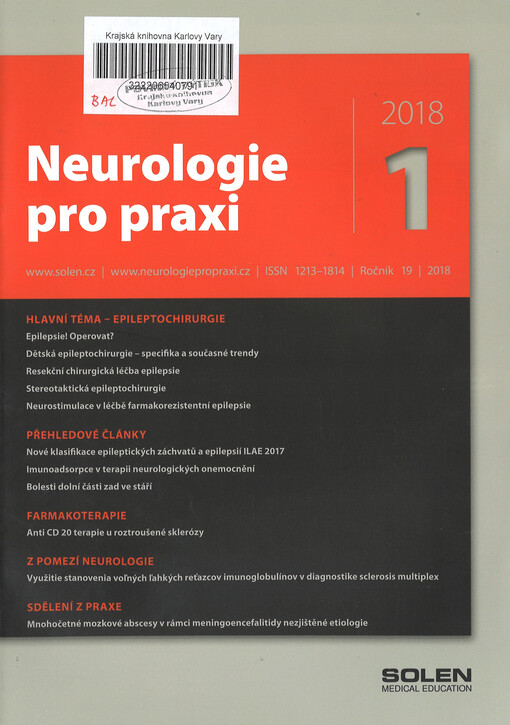 Neurologie pro praxi