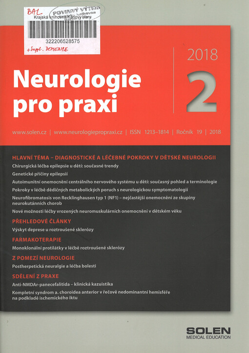 Neurologie pro praxi