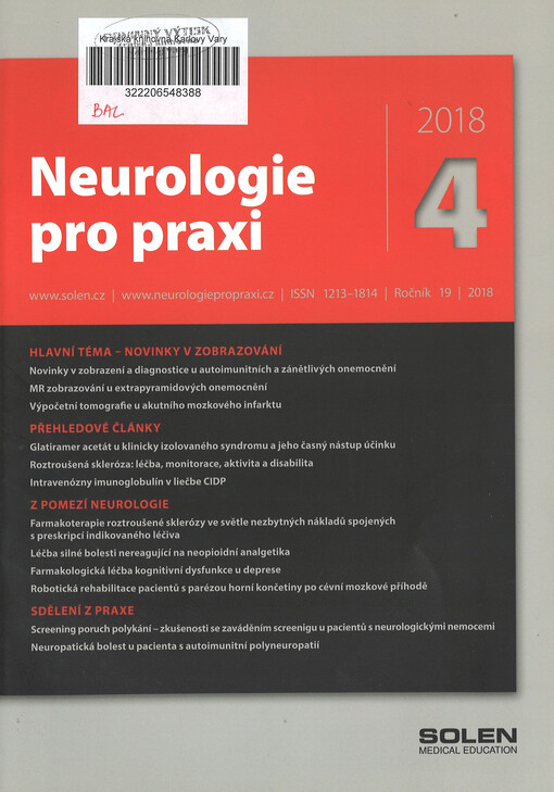 Neurologie pro praxi