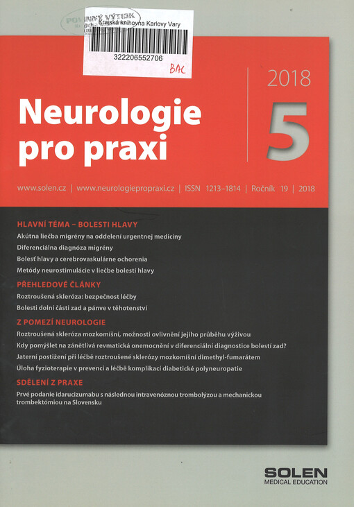 Neurologie pro praxi