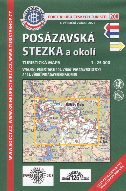 Posázavská stezka a okolí : turistická mapa