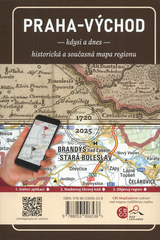Praha-východ : kdysi a dnes : historická a současná mapa regionu