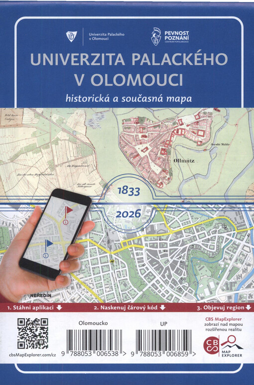 Univerzita Palackého v Olomouci : historická a současná mapa