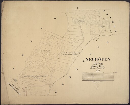 Neuhöfen in Mähren Jglauer Kreis Bezirk Trebitsch. I., ad I
