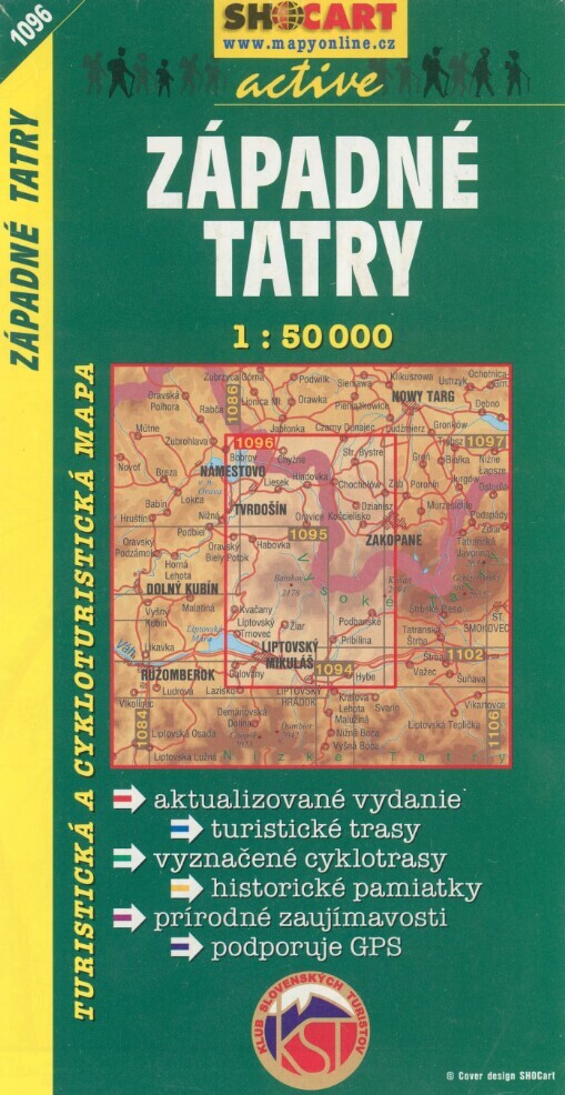 Západné Tatry: turistická mapa 1:50 000 : aktualizované vydanie