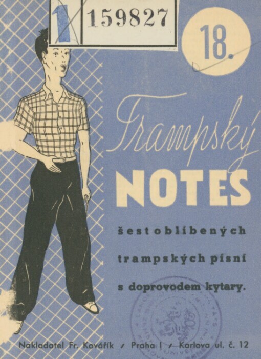 Trampský notes: výběr šesti oblíbených, veselých i sentimentálních trampských písní s doprovodem kytary. Sv. 18