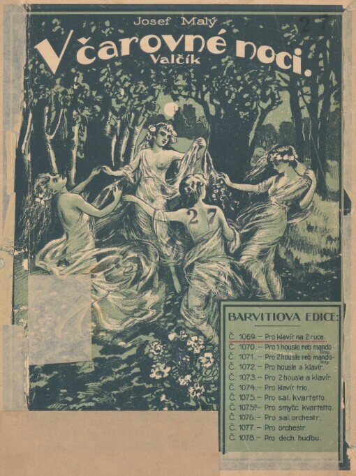 V čarovné noci: valčík : pro klavír na 2 ruce