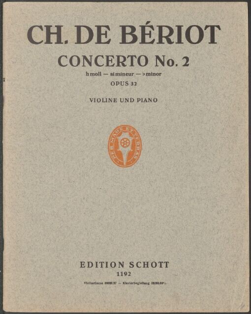 Violin-Konzerte: Concertos de Violon