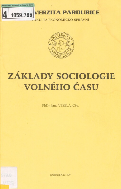 Základy sociologie volného času