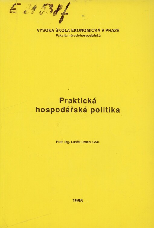 Praktická hospodářská politika