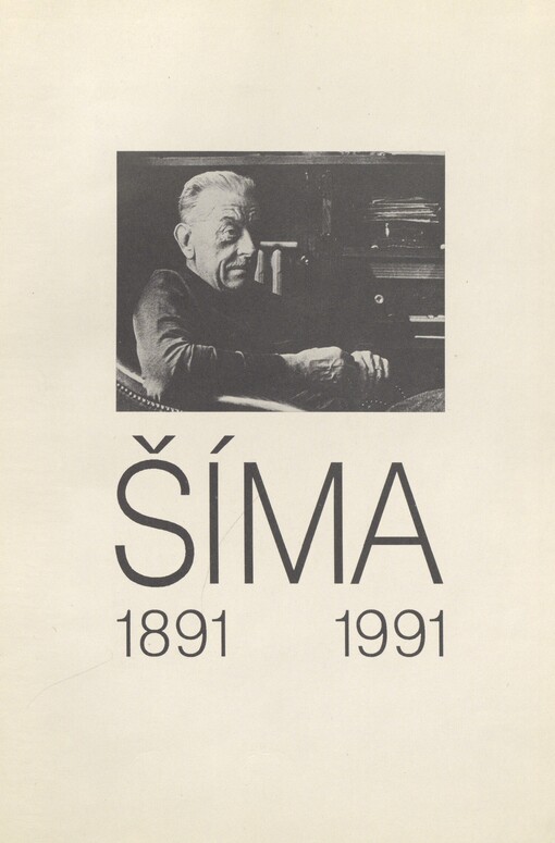 Josef Šíma: výběr z malířského díla : Olomouc, Galerie výtvarného umění, Kabinet grafiky, [6.8.-22.9.] 1991