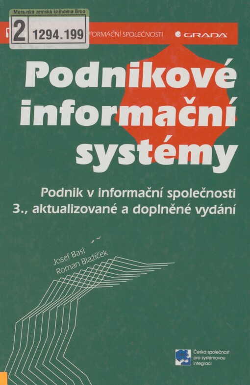 Podnikové informační systémy: podnik v informační společnosti