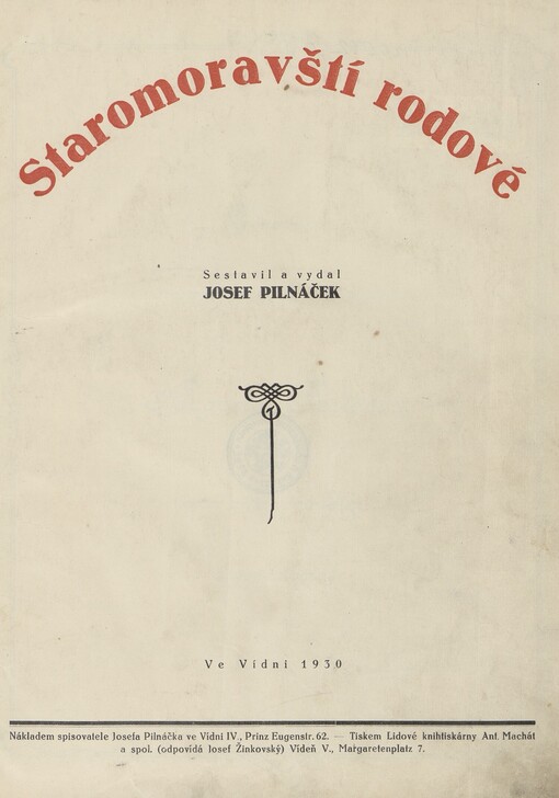 Staromoravští rodové