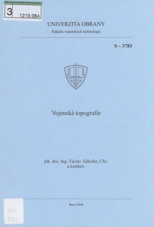 Vojenská topografie: (skripta)