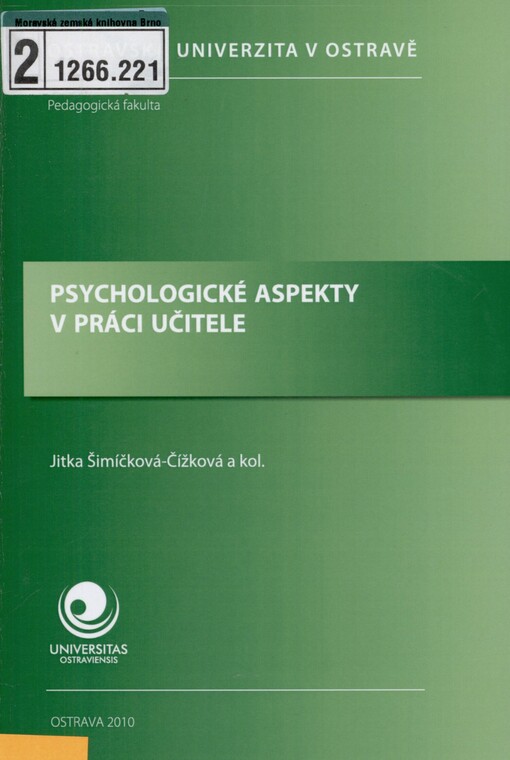 Psychologické aspekty v práci učitele