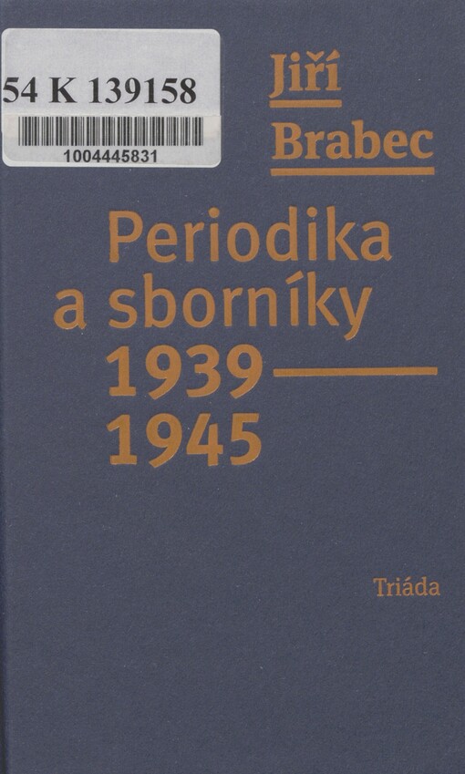 Periodika a sborníky 1939-1945
