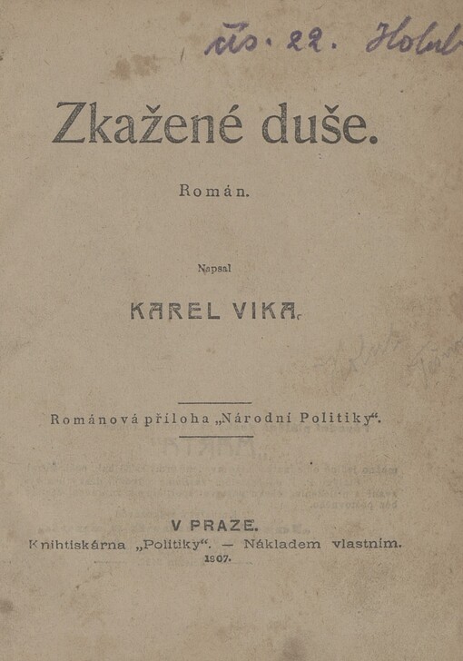 Zkažené duše: román