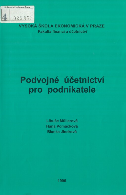 Podvojné účetnictví pro podnikatele