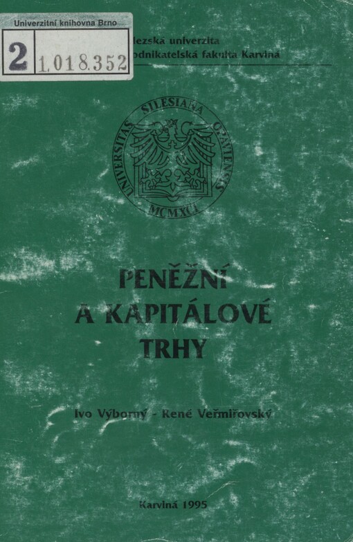 Peněžní a kapitálové trhy