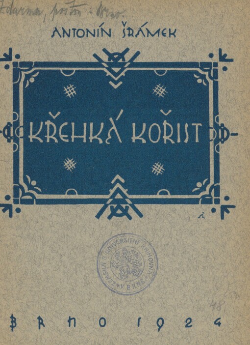 Křehká kořist: básně 1922-1924