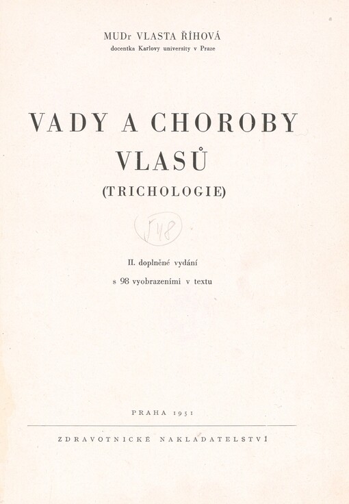 Vady a choroby vlasů: [trichologie]