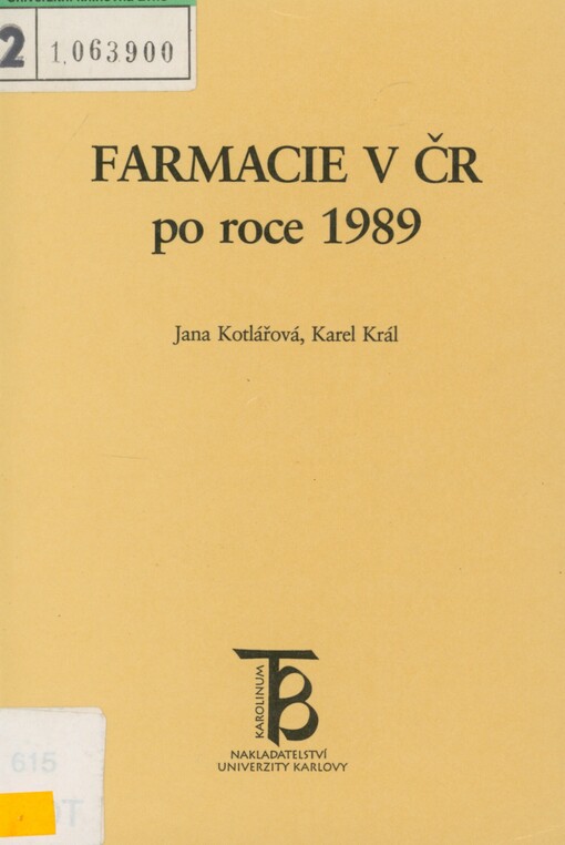 Farmacie v ČR po roce 1989
