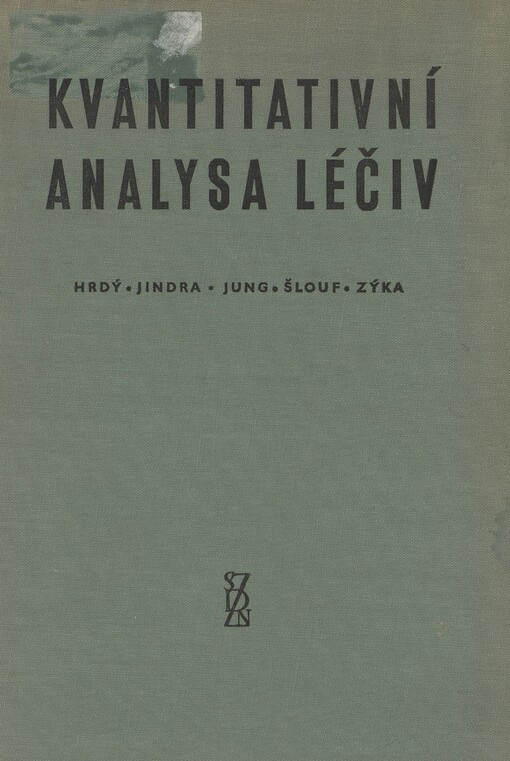 Kvantitativní analysa léčiv