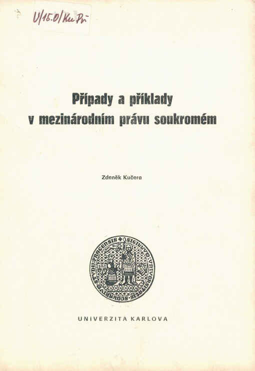 Případy a příklady v mezinárodním právu soukromém