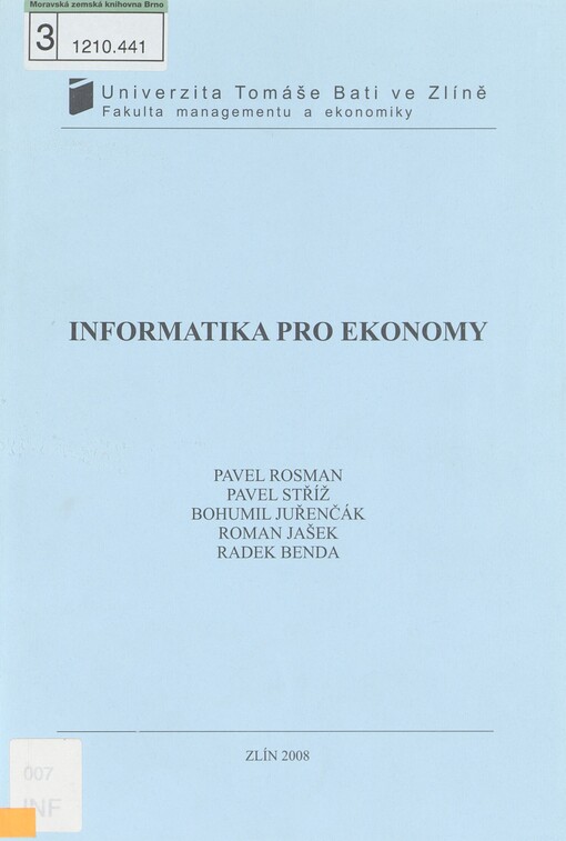 Informatika pro ekonomy