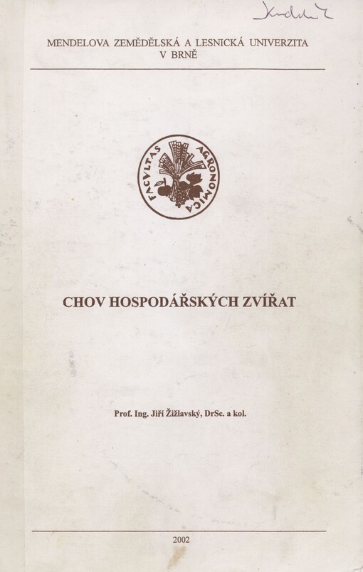 Chov hospodářských zvířat