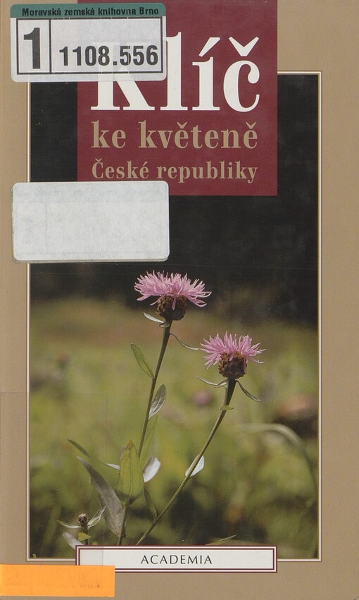 Klíč ke květeně České republiky
