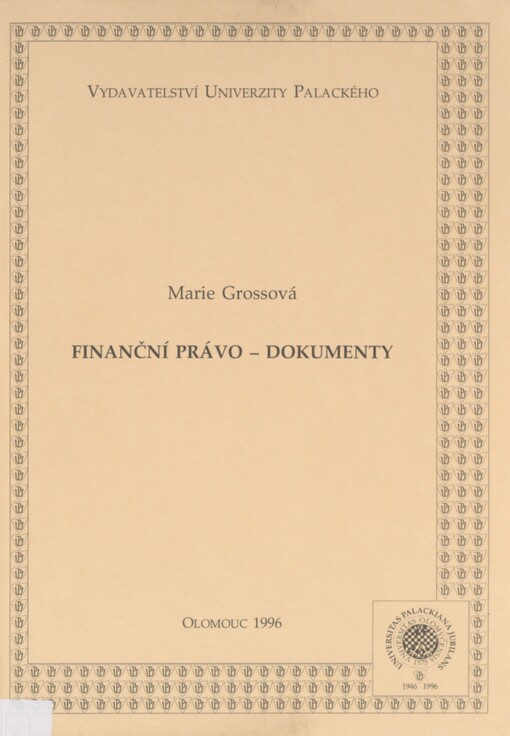 Finanční právo - dokumenty