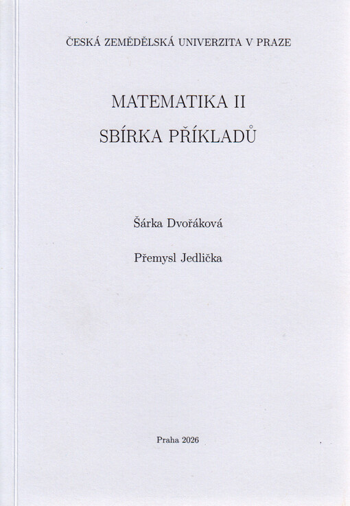 Matematika II : sbírka příkladů