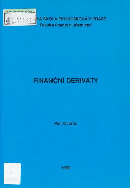 Finanční deriváty