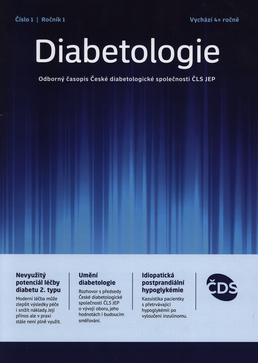 Diabetologie : odborný časopis České diabetologické společnosti ČLS JEP