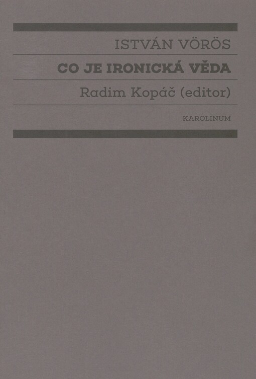 Co je ironická věda