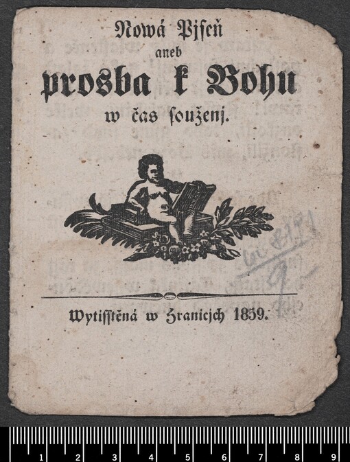 Nowá Pjseň aneb prosba k Bohu w čas souženj