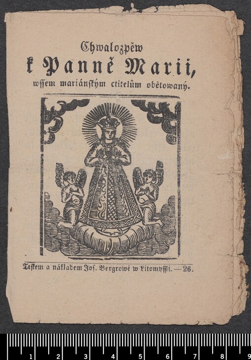Chwalozpěw k Panně Marii, wssem mariánským ctitelům obětowaný