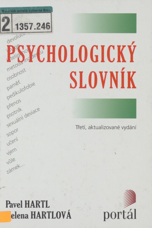 Psychologický slovník