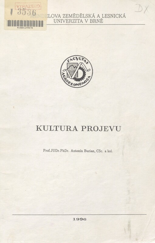 Kultura projevu