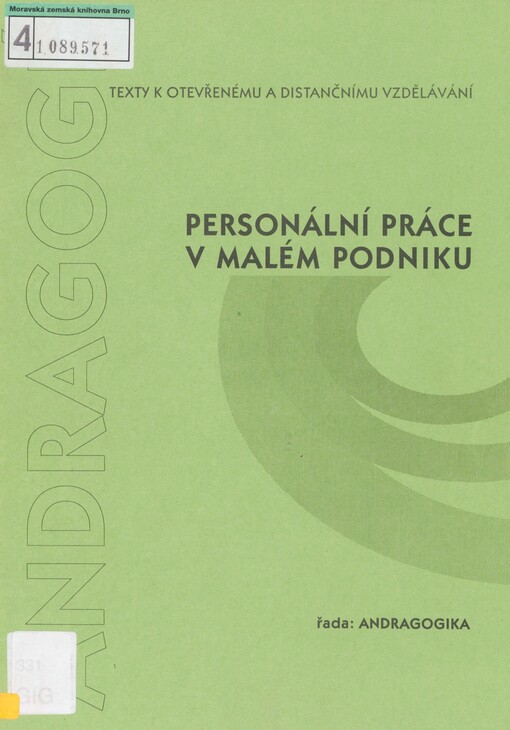 Personální práce v malém podniku